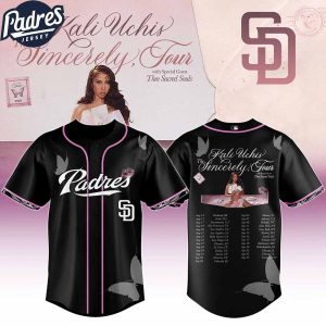 San Diego Padres MLB x Kali Uchis The Sincerely Tour Custom Baseball Jersey