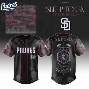 San Diego Padres MLB x Sleep Token Even In Arcadia Tour 2025 Custom Baseball Jersey