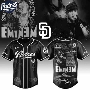 San Diego Padres X Eminem 25th Anniversary Of The Slim Shady Lp 2025 Jersey