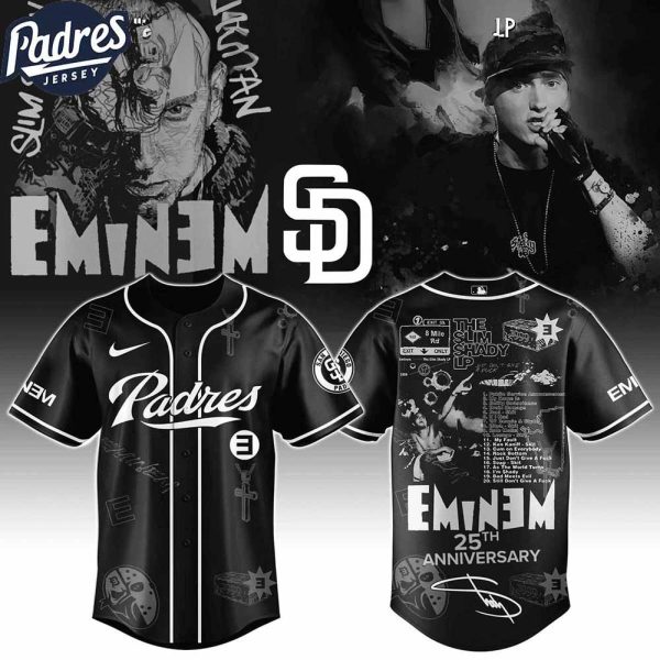 San Diego Padres X Eminem 25th Anniversary Of The Slim Shady Lp 2025 Jersey