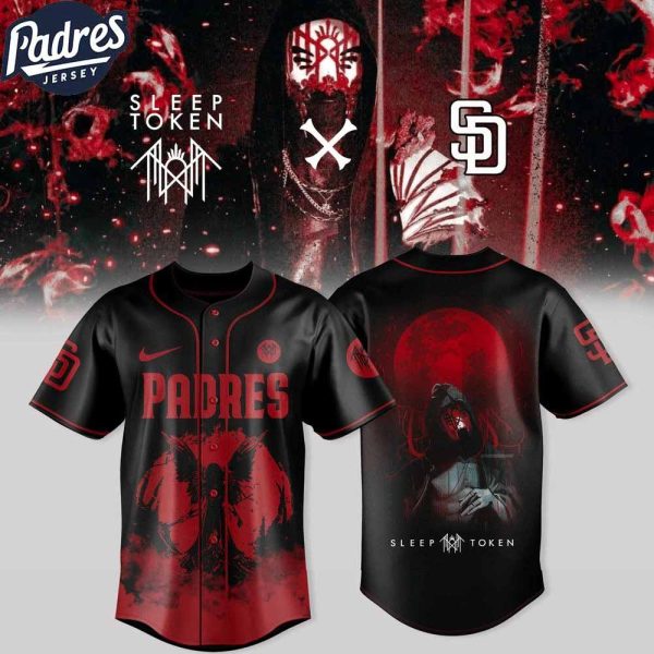 San Diego Padres X Sleep Token Even In Arcadia Tour Baseball Jersey