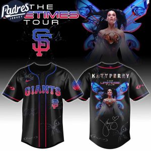 San Francisco Giants MLB x Katy Perry The Lifetimes Tour Custom Baseball Jersey