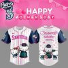 Seattle Mariners Hello Kitty Happy Mothers Day 2025 Baseball Jersey 1