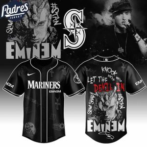 Seattle Mariners MLB x Eminem Stans To Launch In Theatres Worldwide Custom Baseball Jersey