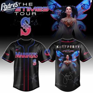 Seattle Mariners MLB x Katy Perry The Lifetimes Tour Custom Baseball Jersey