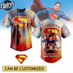 Superman Lookup Custom Baseball Jersey Heroic Comic 1