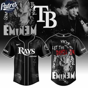 Tampa Bay Rays MLB x Eminem Stans To Launch In Theatres Worldwide Custom Baseball Jersey