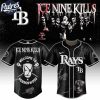 Tampa Bay Rays MLB x Ice Nine Kills Welcome to Horrorwood Custom Baseball Jersey