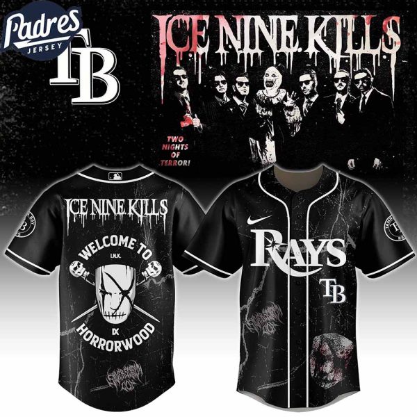 Tampa Bay Rays MLB x Ice Nine Kills Welcome to Horrorwood Custom Baseball Jersey