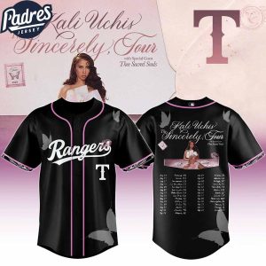 Texas Rangers MLB x Kali Uchis The Sincerely Tour Custom Baseball Jersey 1