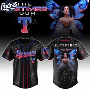 Texas Rangers MLB x Katy Perry The Lifetimes Tour Custom Baseball Jersey
