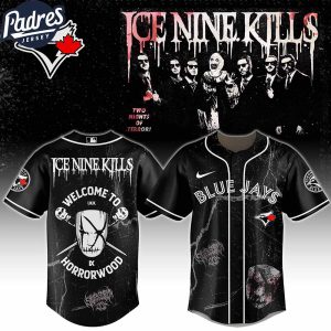 Toronto Blue Jays MLB x Ice Nine Kills Welcome to Horrorwood Custom Baseball Jersey