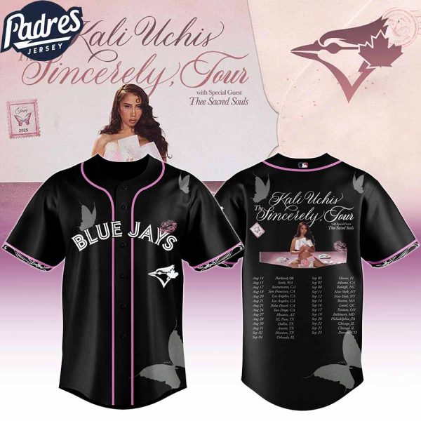 Toronto Blue Jays MLB x Kali Uchis The Sincerely Tour Custom Baseball Jersey 1