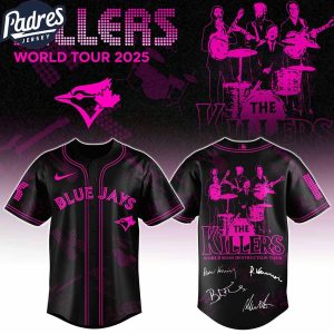 Toronto Blue Jays MLB x The Killers 24th Anniversary Tour Custom Baseball Jersey