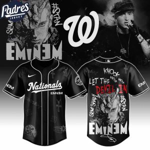 Washington Nationals MLB x Eminem Stans To Launch In Theatres Worldwide Custom Baseball Jersey
