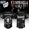 Washington Nationals MLB x Ice Nine Kills Welcome to Horrorwood Custom Baseball Jersey