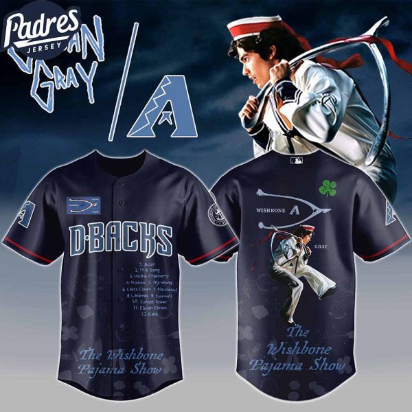 Arizona Diamondbacks MLB x The Wishbone Pajama Show Custom Baseball Jersey