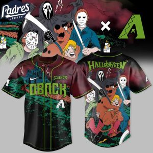 Arizona Diamondbacks Scooby Doo 2025 Halloween Mystery Inc Baseball Jersey