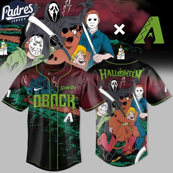 Arizona Diamondbacks Scooby Doo 2025 Halloween Mystery Inc Baseball Jersey