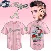 Atlanta Braves MLB x Elvis Presley Custom Baseball Jersey
