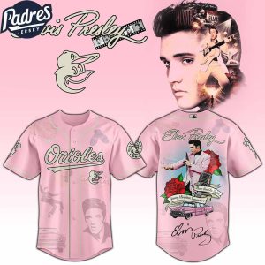 Baltimore Orioles MLB x Elvis Presley Custom Baseball Jersey