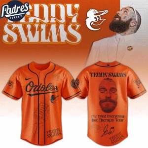 Baltimore Orioles MLB x Teddy Swims I've Tried Everything But Therapy Tour Custom Baseball Jersey