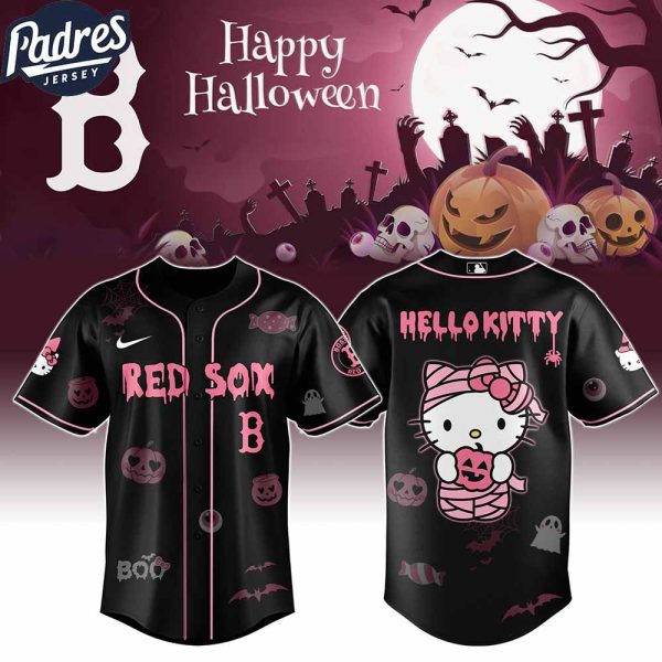 Boston Red Sox MLB x Hello Kitty Cosplay Halloween Baseball Jersey