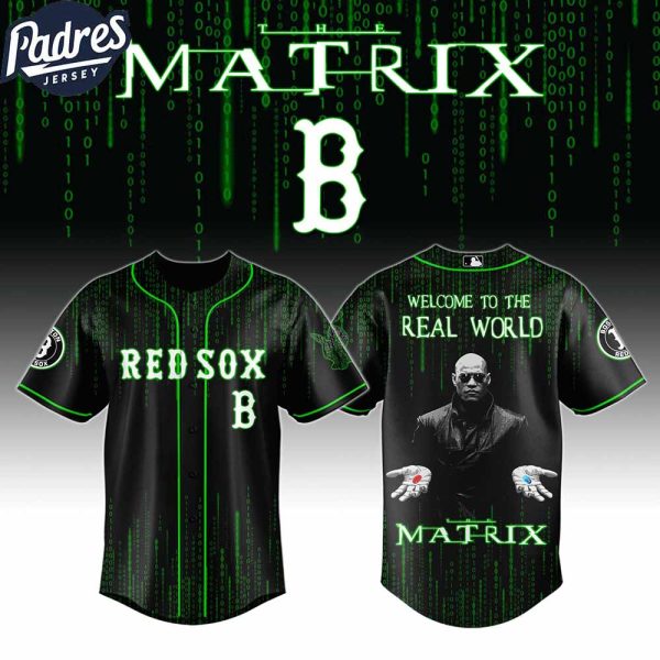 Boston Red Sox MLB x The Matrix Custom Baseball Jersey