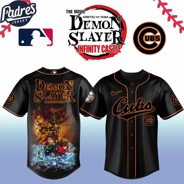Chicago Cubs MLB x Demon Slayer Custom Baseball Jersey 2025