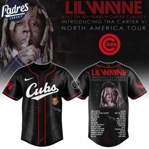 Cincinnati Reds MLB x Lil Wayne Tha Carter VI Tour Custom Baseball Jersey