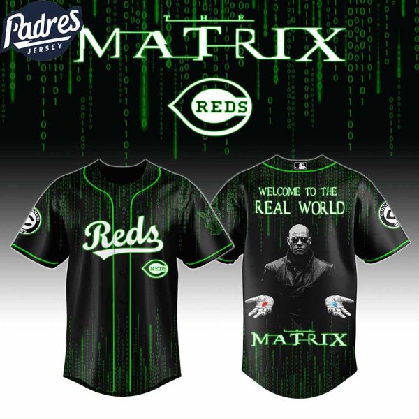 Cincinnati Reds MLB x The Matrix Custom Baseball Jersey
