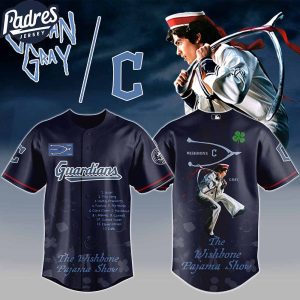 Cleveland Guardians MLB x The Wishbone Pajama Show Custom Baseball Jersey