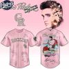 Colorado Rockies MLB x Elvis Presley Custom Baseball Jersey