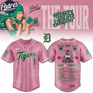 Detroit Tigers MLB x Mariah the Scientist Tour Custom Baseball Jersey