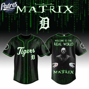 Detroit Tigers MLB x The Matrix Custom Baseball Jersey
