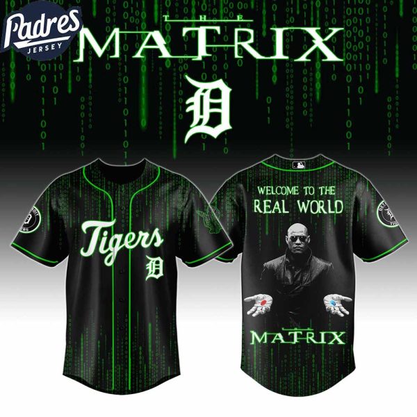 Detroit Tigers MLB x The Matrix Custom Baseball Jersey