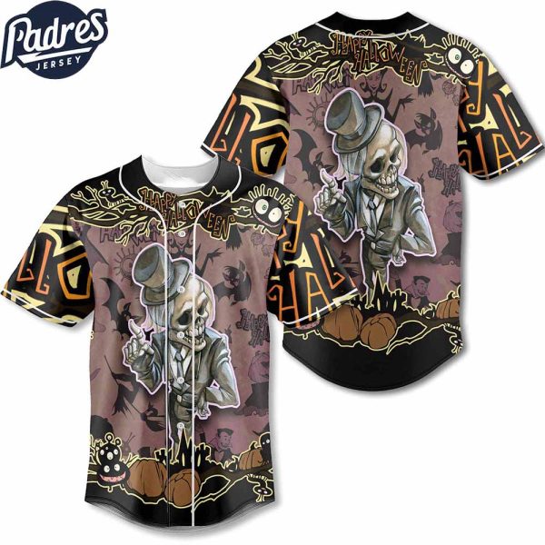 Ghost Pumpkin Halloween Premium Quality Baseball Jersey