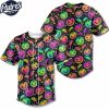 Ghost Pumpkin Halloween Premium Quality Baseball Jersey Style