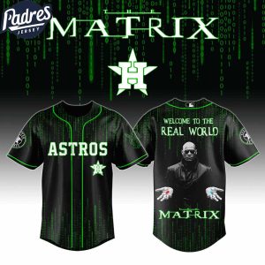 Houston Astros MLB x The Matrix Custom Baseball Jersey