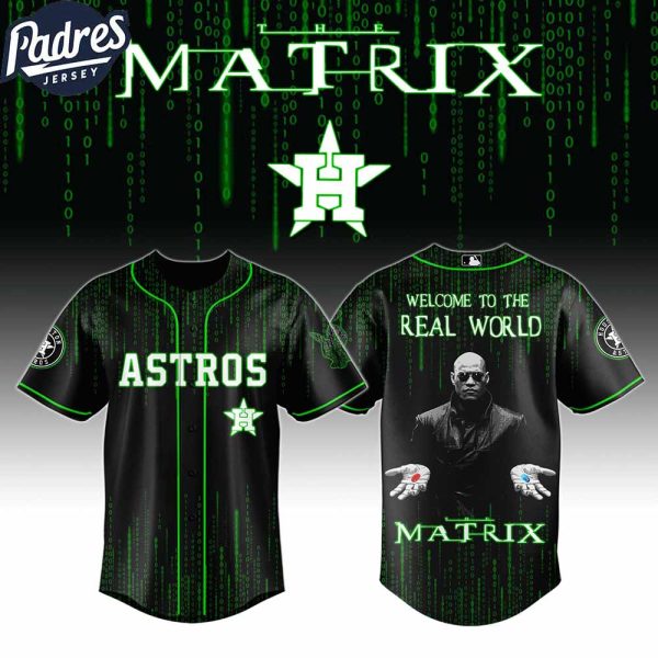 Houston Astros MLB x The Matrix Custom Baseball Jersey