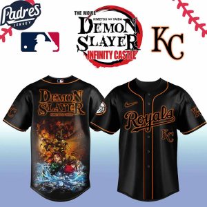 Kansas City Royals MLB x Demon Slayer Custom Baseball Jersey 2025