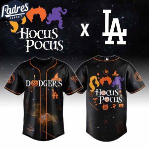 Los Angeles Dodgers Hocus Pocus Ready For Halloween 2025 Baseball Jersey