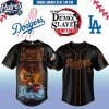 Los Angeles Dodgers MLB x Demon Slayer Custom Baseball Jersey 2025