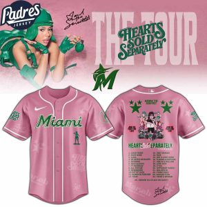 Miami Marlins MLB x Mariah the Scientist Tour Custom Baseball Jersey
