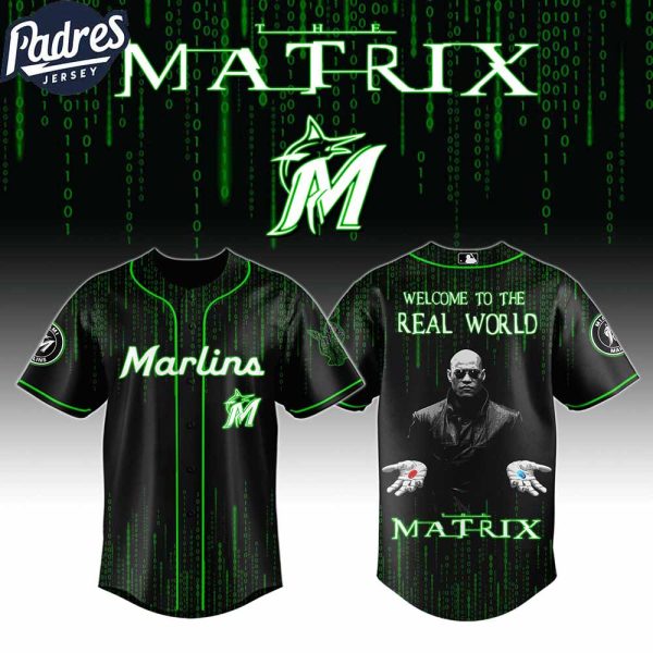 Miami Marlins MLB x The Matrix Custom Baseball Jersey