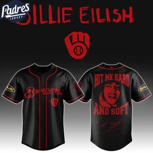 Milwaukee Brewers MLB x Billie Eilish Echo Year One Tribute Custom Baseball Jersey