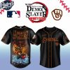 Milwaukee Brewers MLB x Demon Slayer Custom Baseball Jersey 2025