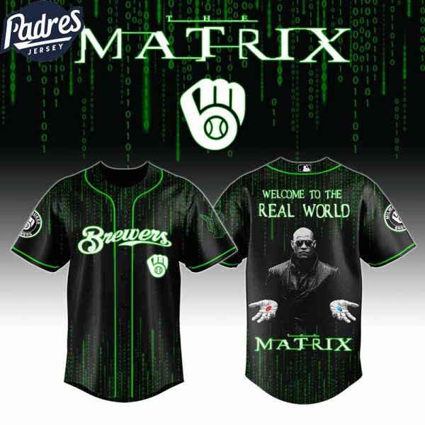 Milwaukee Brewers MLB x The Matrix Custom Baseball Jersey