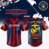 Milwaukee Brewers MLB x USMC 250th Custom Baseball Jersey
