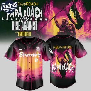 Milwaukee Brewers X Papa Roach Baseball Jersey